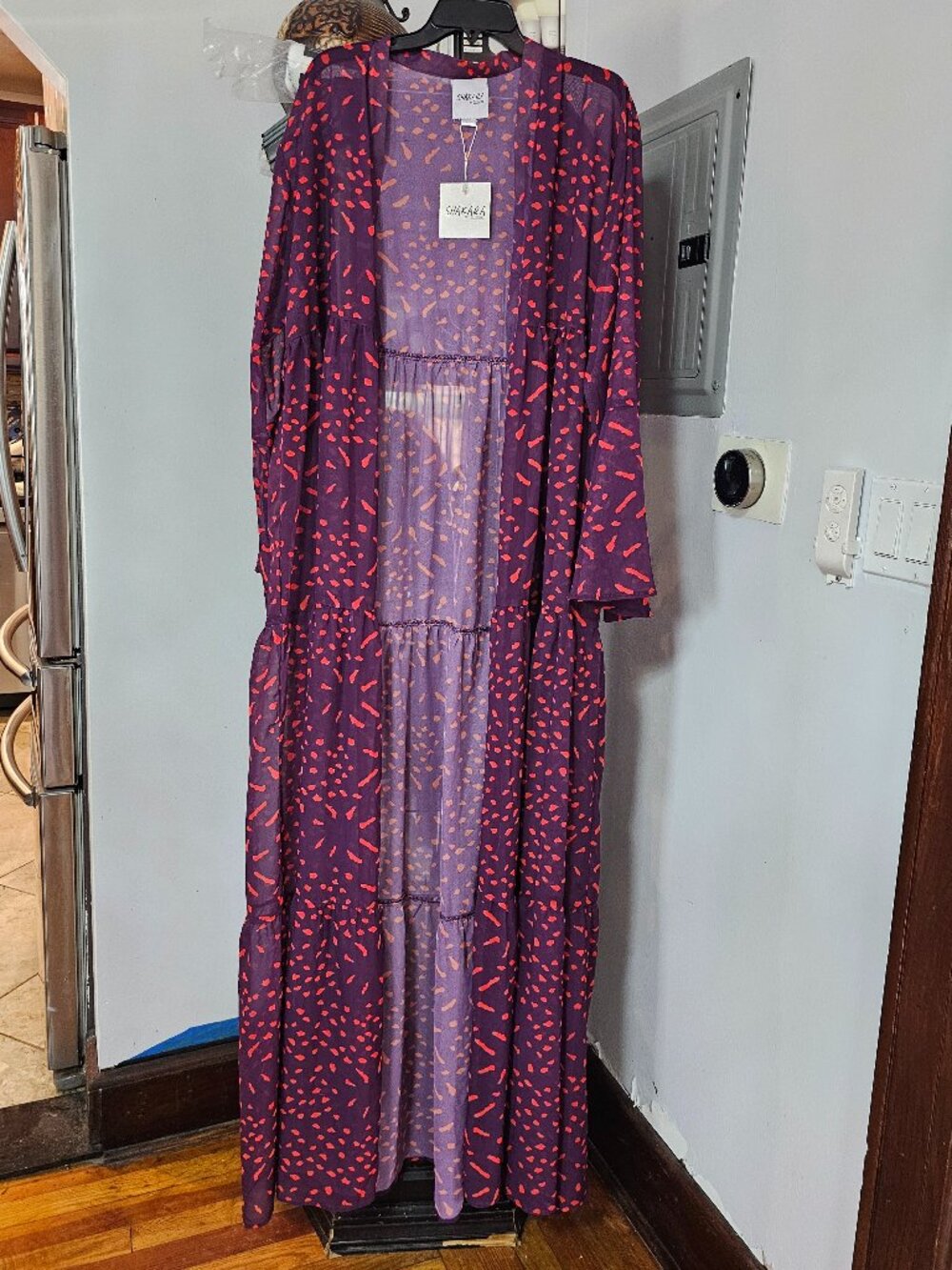 SHAKARA Collection by OFUURE Long Duster with Bell Sleeves